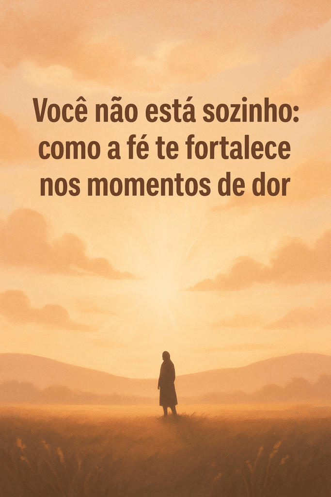 "fé nos momentos de dor — fé que fortalece nos dias difíceis"