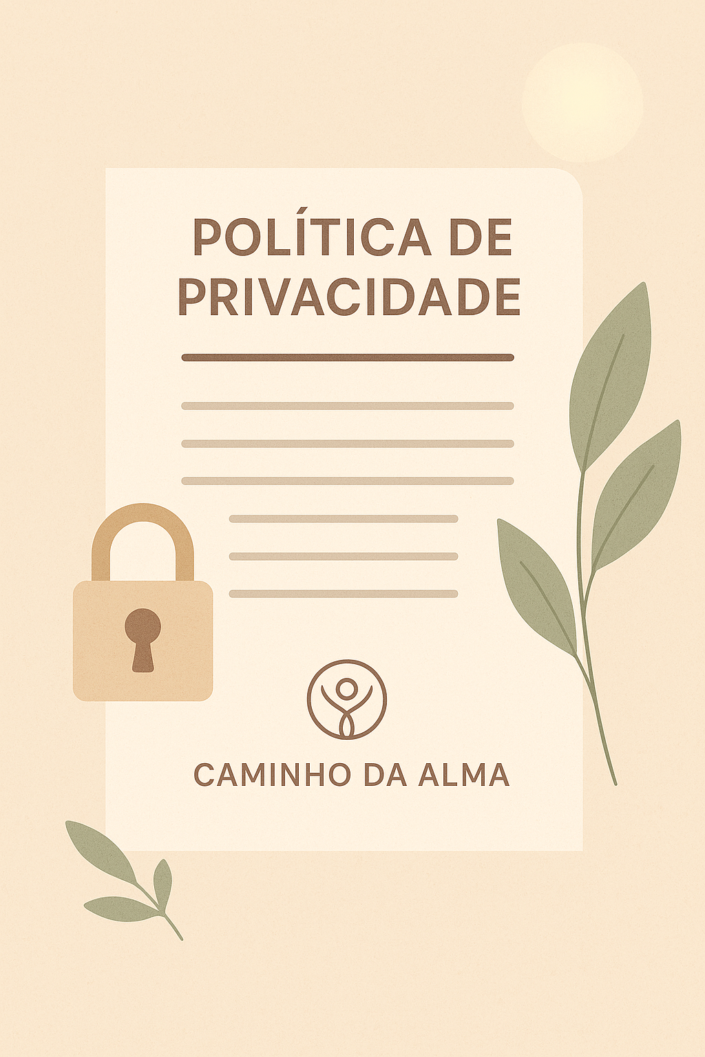 Política de Privacidade Caminho da Alma 