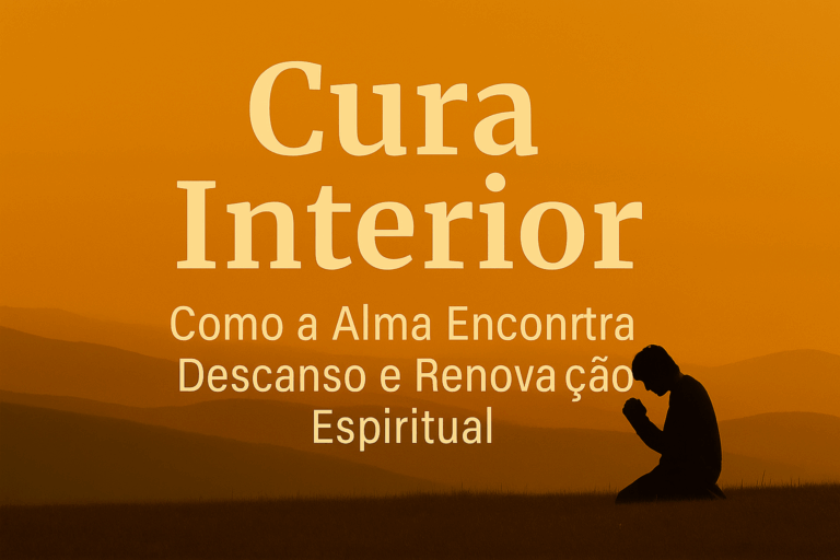 Cura Interior: Quando a Alma Encontra Descanso em Deus