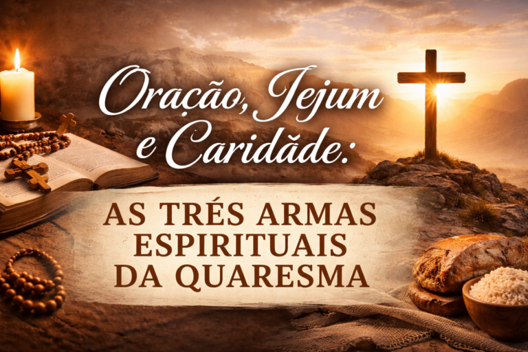 as tres Armas Espirituais da quaresma