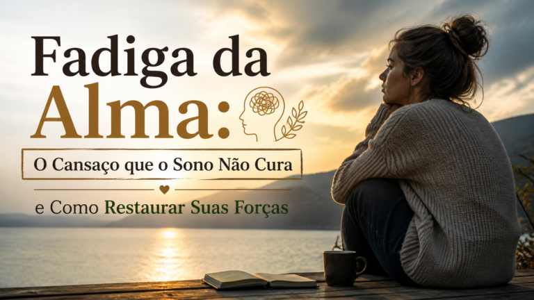 fadiga da alma cansaço emocional e espiritual